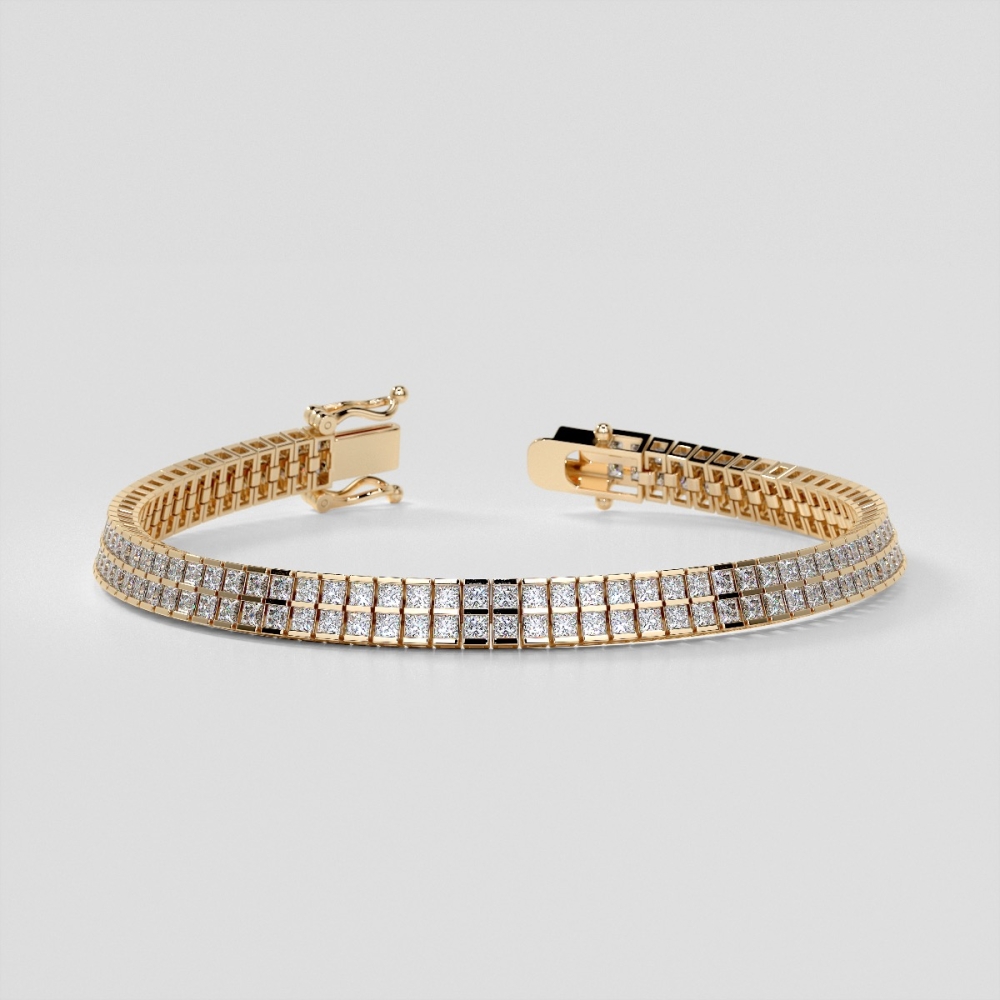 8C TW Diamond Veneer Cubic Zirconia 14K Bracelet. 635TBH4QK – DiamondVeneer  Fashion