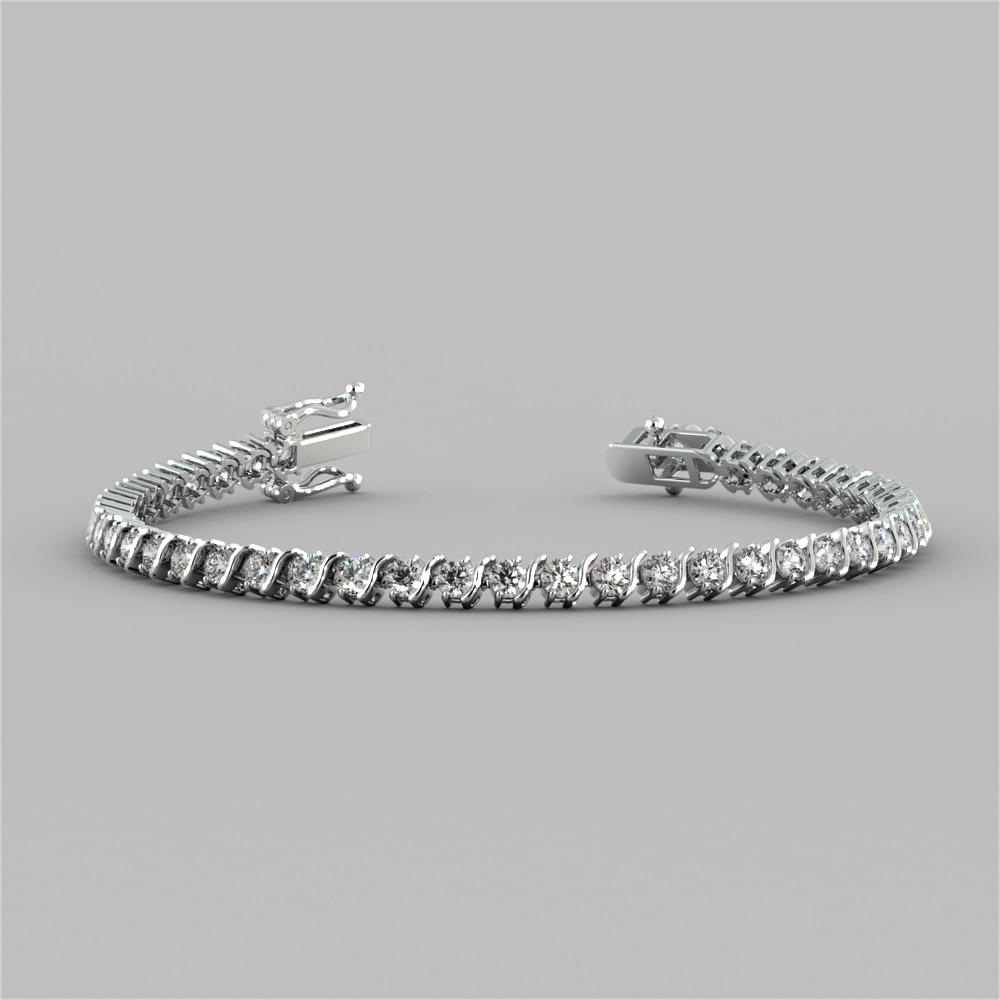 925 Platinum Plated Silver Fish Bracelet by ileycom - Cuff bracelets -  Afrikrea