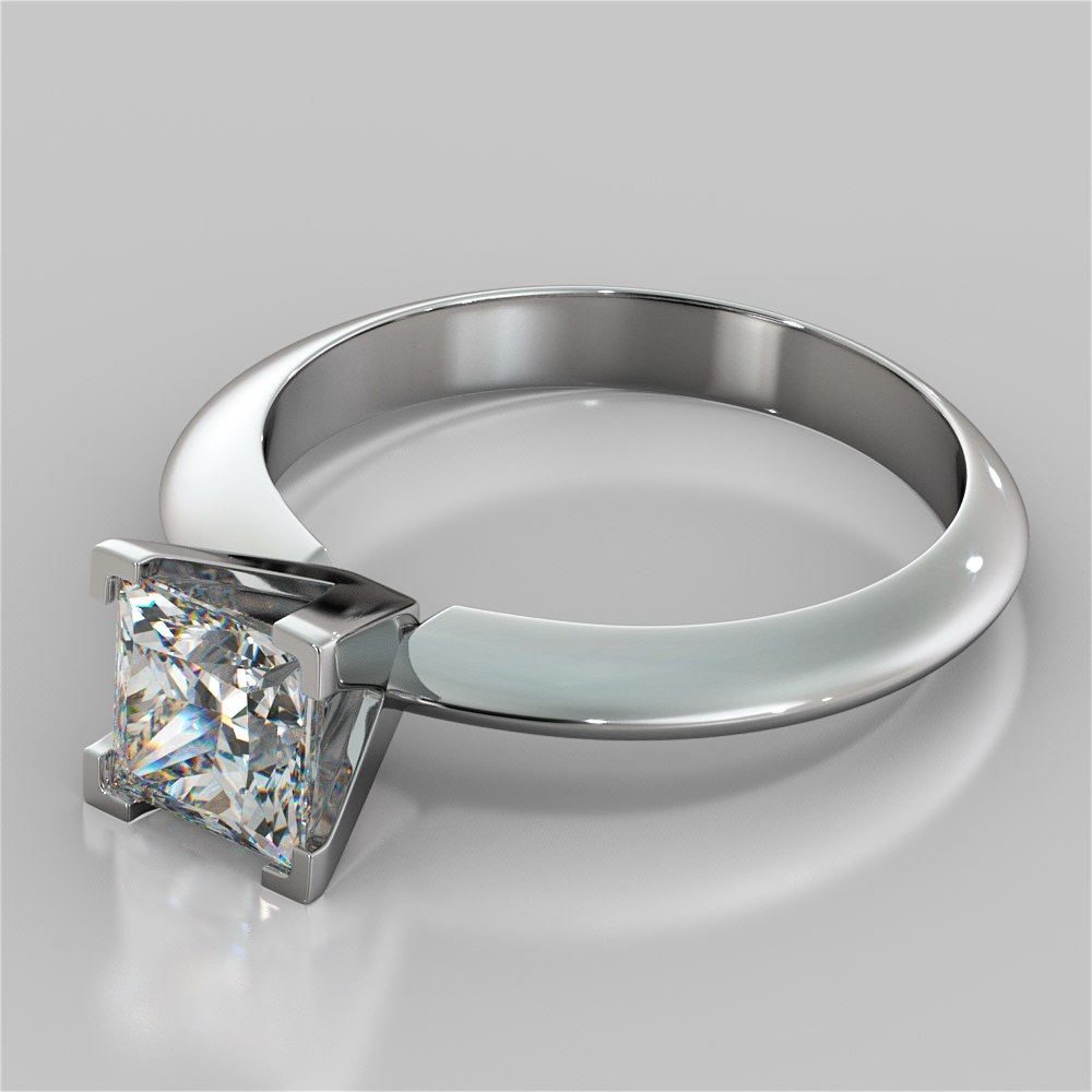 Tiffany & Co. Diamond Solitaire Engagement Ring Platinum 2.35ct H/VVS2 GIA