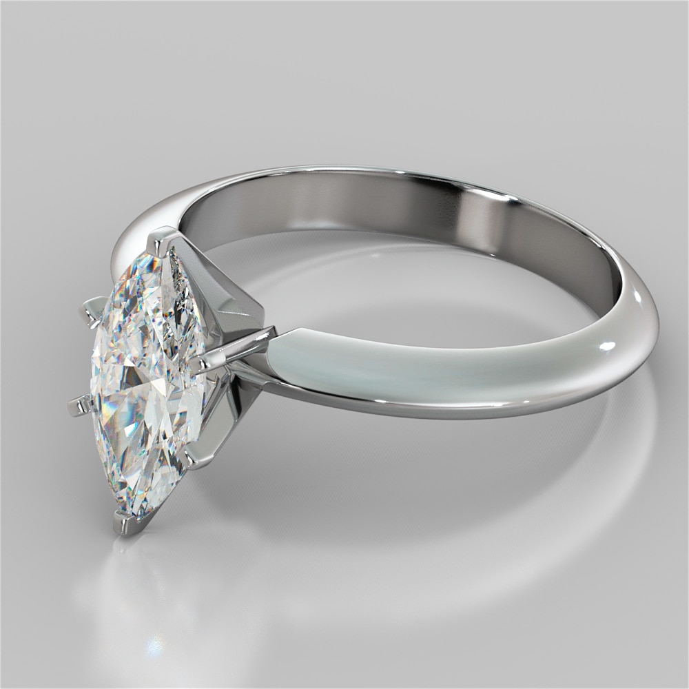 SIMPLE AND CLASSIC ENGAGEMENT RING 1.65 CARATS F SI1