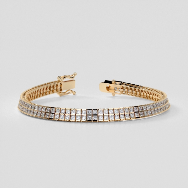 Princess Cut Diamond Tennis Bracelet for Women | Jennifer Meyer